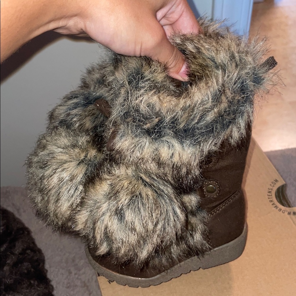 Old Navy Brown Fur-Lined Kids Boots